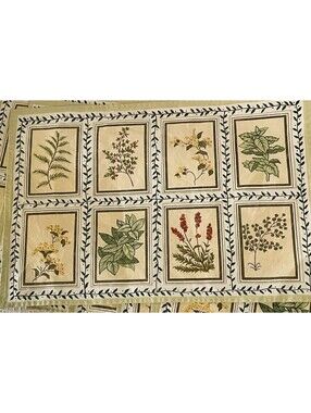 Lillian Vernon - Herbal Design Placemats -Set of 8